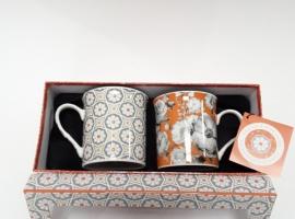 Coffret 2 mugs Orange Coffret 2 mugs Orange